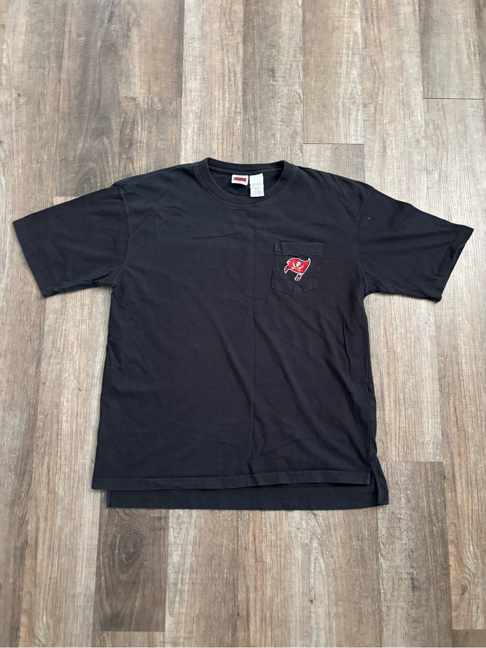 Vintage Iron Knights Athletics Tampa Bay Buccaneers Embroidered Pocket Tee Shirt